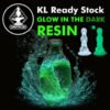 [new arrival] glow in the dark 3d 405nm resin -1kg elegoo saturn creality anycubic mono x photon m3 phrozen mega