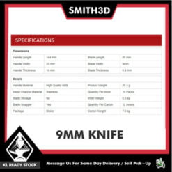 Ultra sharp utility knife high quality for box opener black pocket 3d printer