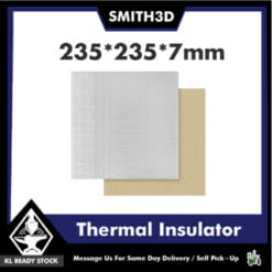 Heated bed insulation cotton insulation cotton platform aluminum foil self-adhesive soundproof pad tape for 3d printer - 235*235mm