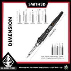 80watt 80w electronics soldering iron tool with lcd digital display adjustable temperature 3d printer