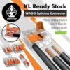 Wago splicing connector compact quick terminal with lever 212 series 212-412 / 413 / 415 / 2411 / 612 / 613 / 615