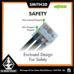 Wago splicing connector compact quick terminal with lever 212 series 212-412 / 413 / 415 / 2411 / 612 / 613 / 615