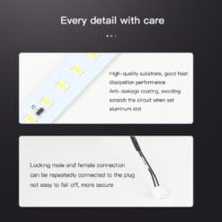 Creality ender-3 s1 / s1 pro / s1 plus led light bar kit 24v/5w chip energy power saving soft light