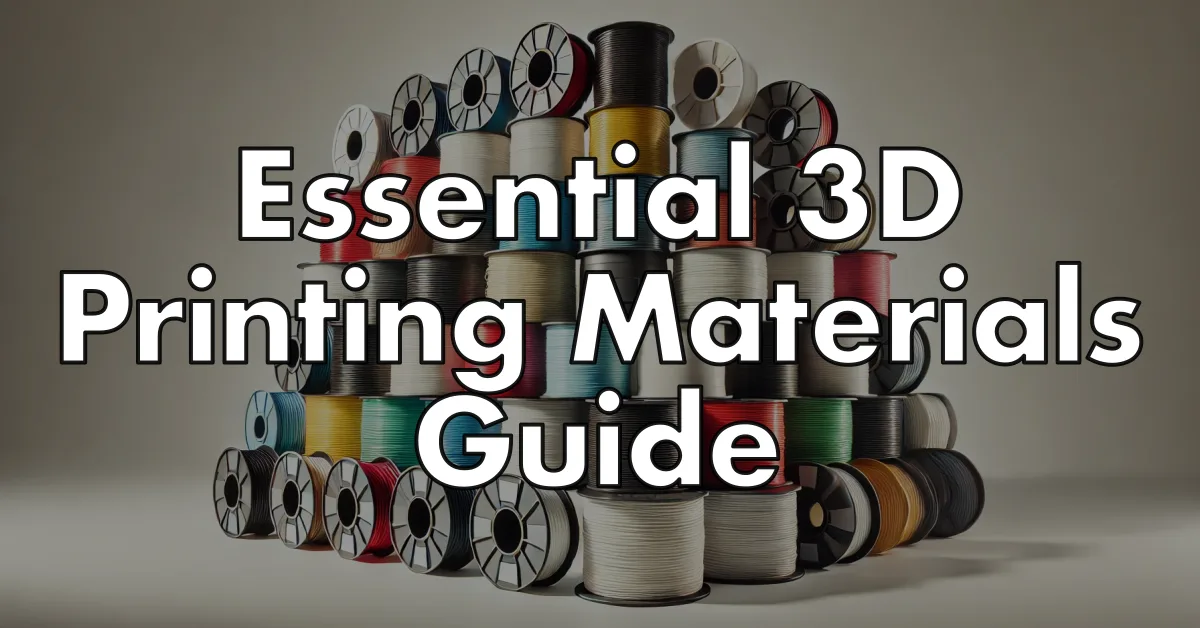 Essential 3D Printing Materials Guide